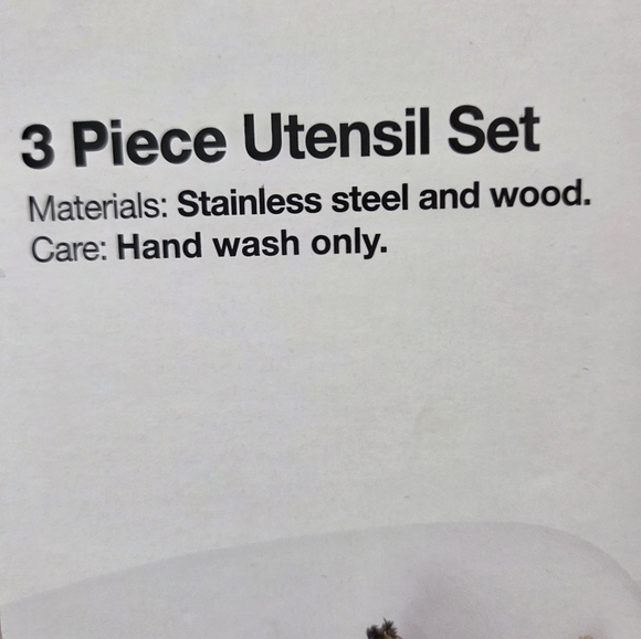 The Cellar Farm Fresh Bbq 3 Piece Wood Tool Set. - Picture 8 of 8